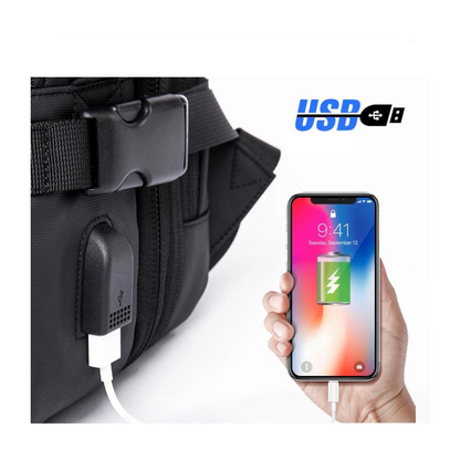 Sac à dos de voyage extensible avec port USB