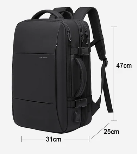 Sac à dos de voyage extensible avec port USB