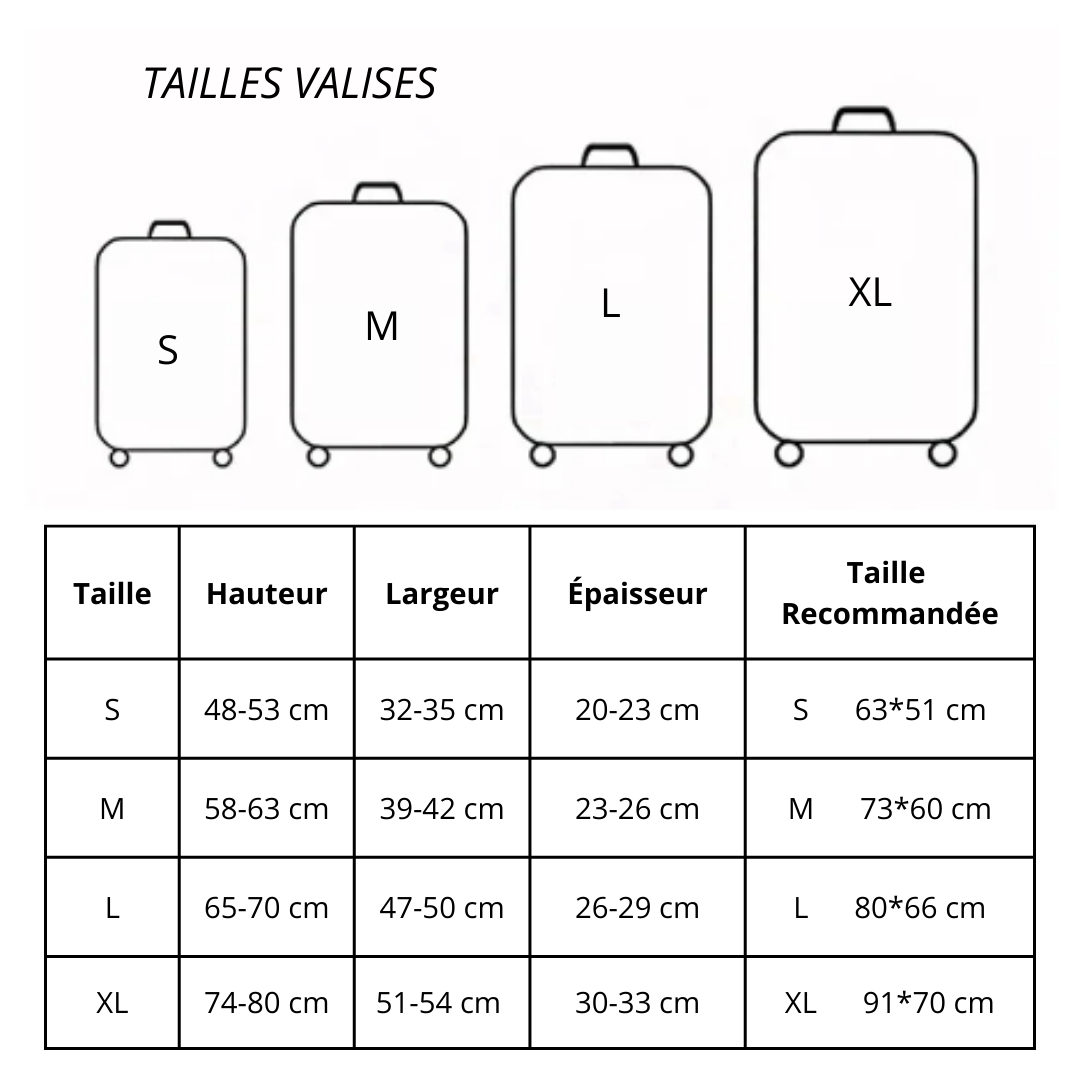 Housse de valise "lapinou"